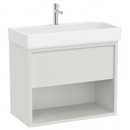 Roca Tura umywalka z szafką 80 cm biały mat A852030558
