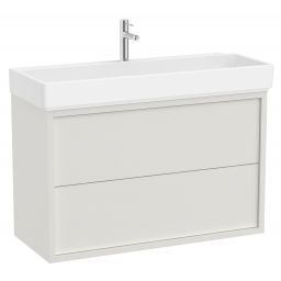 Roca Tura umywalka z szafką 100 cm biały połysk A852035558