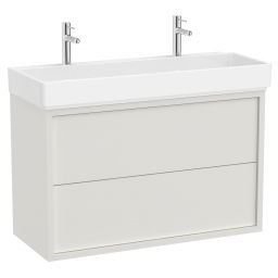 Roca Tura umywalka z szafką 100 cm biały mat A852036558