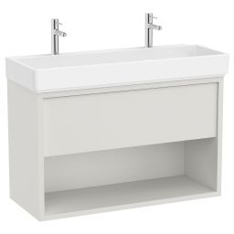 Roca Tura umywalka z szafką 100 cm biały mat A852038558