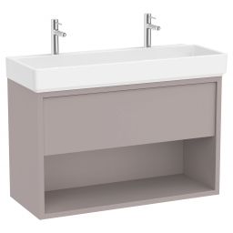 Roca Tura umywalka z szafką 100 cm szlachetny szary A852038559