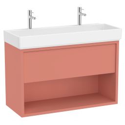 Roca Tura umywalka z szafką 100 cm Terakota A852038560
