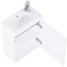 Roca Mini-N umywalka z szafką 45 cm biały połysk A852445806