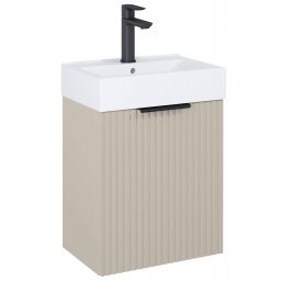 Roca Reef umywalka z szafką 44,6 cm Fume mat A852446539