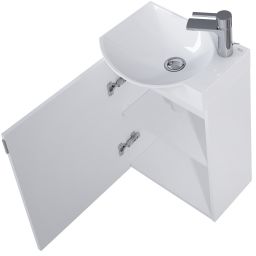 Roca Ravell umywalka z szafką 45,2 cm biały połysk A852448806