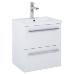 Roca Kwadro umywalka z szafką 51 cm białą A852449806