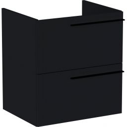 Roca Ella szafka 58,5 cm podumywalkowa wisząca czarny mat A857769532