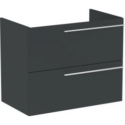 Roca Ella szafka 78,5 cm podumywalkowa wisząca onyks mat A857770531