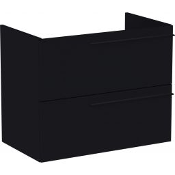 Roca Ella szafka 78,5 cm podumywalkowa wisząca czarny mat A857770532