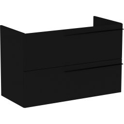 Roca Ella szafka 100 cm podumywalkowa wisząca czarny mat A857771532