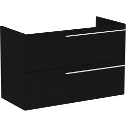 Roca Ella szafka 100 cm podumywalkowa wisząca czarny mat A857771532