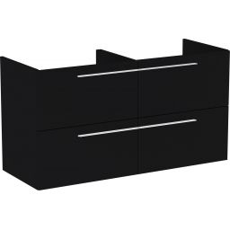 Roca Ella szafka 118,5 cm podumywalkowa wisząca czarny mat A857772532