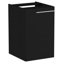 Roca Ella kontener 40 cm wiszący z koszem cargo czarny mat A857774532