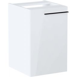 Roca Ella kontener 40 cm wiszący z koszem cargo biały połysk A857774806