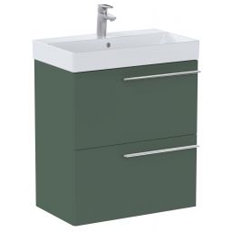 Roca Ella szafka 58,5x34,6x63,5 cm podumywalkowa wisząca zielony mat A857778534