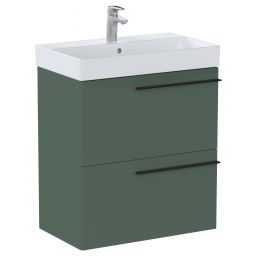 Roca Ella szafka 58,5x34,6x63,5 cm podumywalkowa wisząca zielony mat A857778534