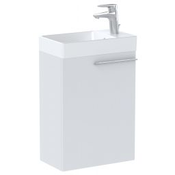 Roca Ella szafka 43,5x24,9x59,8 cm podumywalkowa wisząca biały mat A857779529