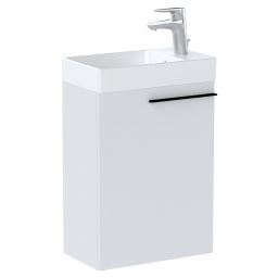 Roca Ella szafka 43,5x24,9x59,8 cm podumywalkowa wisząca biały mat A857779529