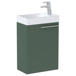 Roca Ella szafka 43,5x24,9x59,8 cm podumywalkowa wisząca zielony mat A857779534