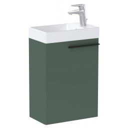 Roca Ella szafka 43,5x24,9x59,8 cm podumywalkowa wisząca zielony mat A857779534