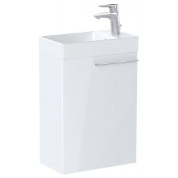 Roca Ella szafka 43,5x24,9x59,8 cm podumywalkowa wisząca biały połysk A857779806