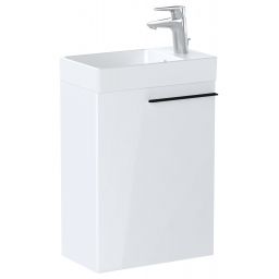 Roca Ella szafka 43,5x24,9x59,8 cm podumywalkowa wisząca biały połysk A857779806