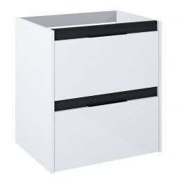 Roca Alpine szafka 45,2x58,5x59 cm podumywalkowa wisząca biała-czarna A857863606