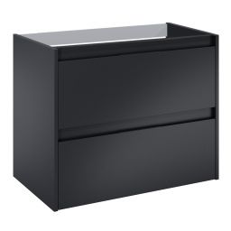 Roca Alpine szafka 45,2x78,5x59 cm podumywalkowa wisząca czarny mat A857865532