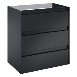 Roca Alpine szafka 68,5x45,2x74 cm podumywalkowa wisząca czarny mat A857867532