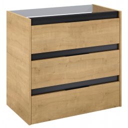 Roca Alpine szafka 78,5x45,2x74 cm podumywalkowa wisząca jasny dąb A857868464