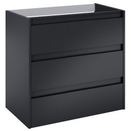 Roca Alpine szafka 78,5x45,2x74 cm podumywalkowa wisząca czarny mat A857868532