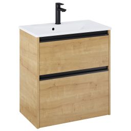 Roca Gap Pro szafka 58,5x37,6x63,5 cm podumywalkowa wisząca jasny dąb A857908464