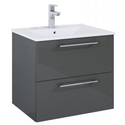 Roca Roma szafka 60x45,6x53 cm podumywalkowa wisząca szara antracyt A857949153