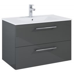 Roca Roma szafka 79,6x45,6x53 cm podumywalkowa wisząca szary antracyt A857950153