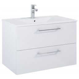 Roca Roma szafka 80x45,6x53 cm podumywalkowa wisząca biały połysk A857950806