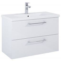 Roca Roma Compact szafka 80x38,4x53 cm podumywalkowa wisząca biały połysk A857953806