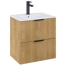 Roca Reef szafka 60x45x63,5 cm podumywalkowa wisząca jasny dąb A857954464