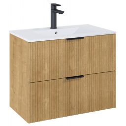 Roca Reef szafka 80x45x63,5 cm podumywalkowa wisząca jasny dąb A857955464