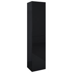 Roca Extra szafka 40x35,2x180 cm boczna wisząca czarny połysk A857956351