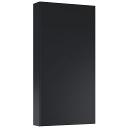 Roca Extra szafka 40x12,6x80 cm boczna wisząca czarny mat A857957532