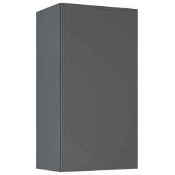 Roca Extra szafka 40x21,6x80 cm boczna wisząca antracyt połysk A857958153
