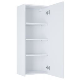 Roca Extra szafka 40x21,6x80 cm boczna wisząca biały połysk A857958806