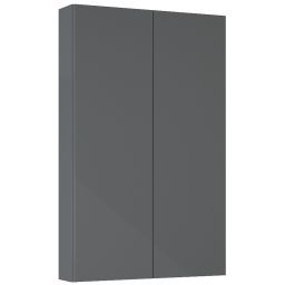 Roca Extra szafka 50x12,6x80 cm antracyt połysk A857960153