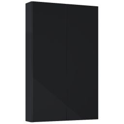 Roca Extra szafka 50x12,6x80 cm czarny połysk A857960351