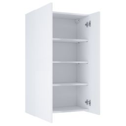 Roca Extra szafka 59,6x31,6x100 cm boczna wisząca biały połysk A857961806