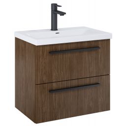 Roca Kwadro szafka 60x38,4x53 cm podumywalkowa wisząca orzech Lincoln A857969540