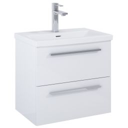 Roca Kwadro szafka 60x38,4x53 cm podumywalkowa wisząca biały połysk A857969806