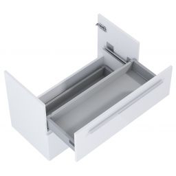 Roca Kwadro szafka 80x38,4x53 cm podumywalkowa wisząca biała A857972806