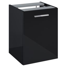 Roca Kwadro szafka 39,8x38,4x53 cm boczna wisząca czarna A857973351