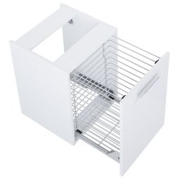 Roca Kwadro szafka 39,8x38,4x53 cm boczna wisząca biała A857973806